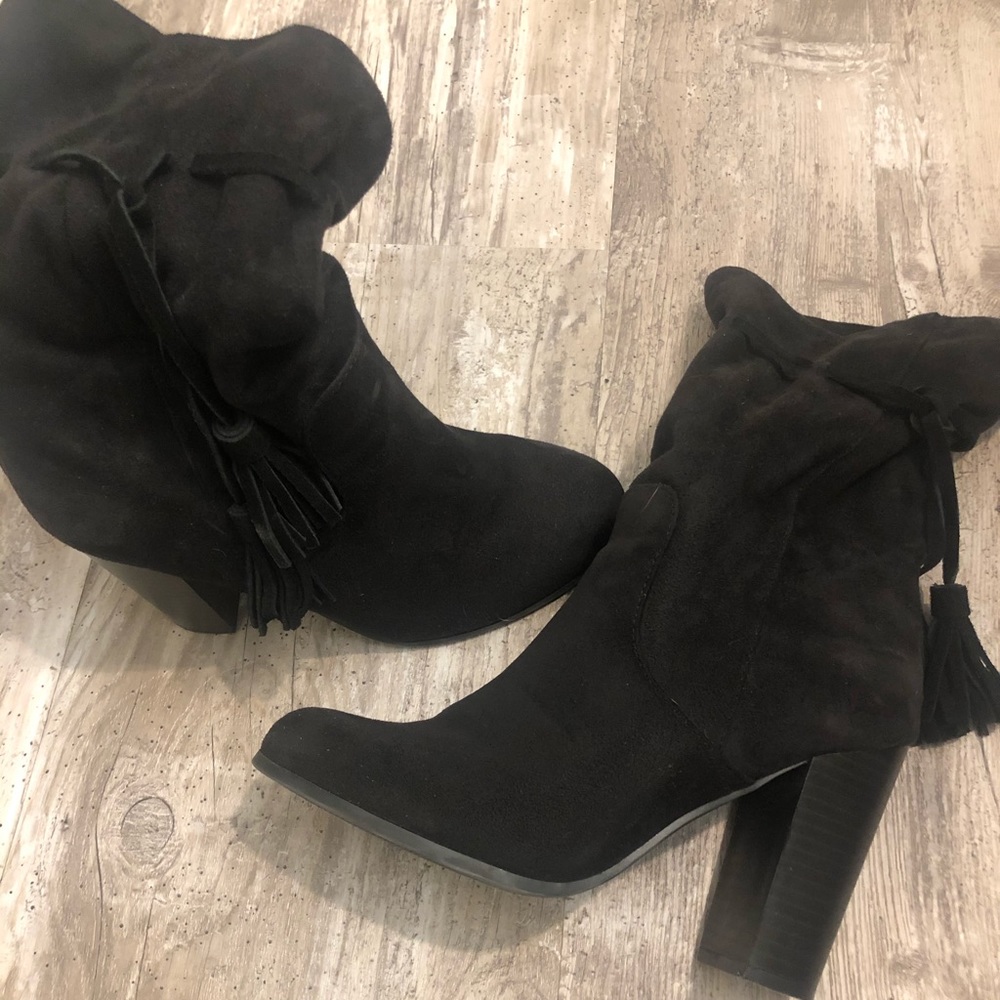 Black booties